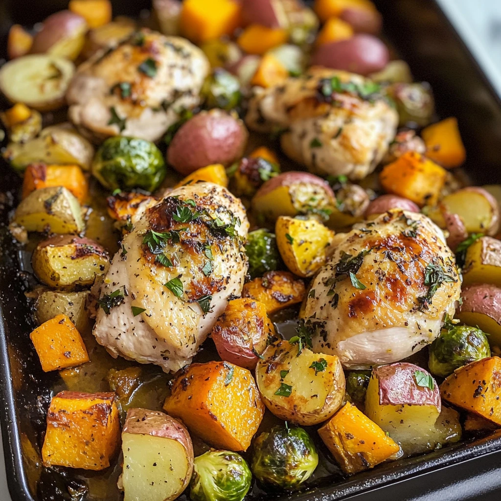 Minimal Prep: One Pan Autumn Chicken for Fast Weeknights
